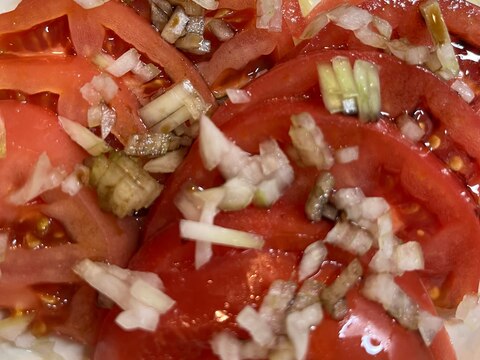 トマトサラダ　バルサミコソース